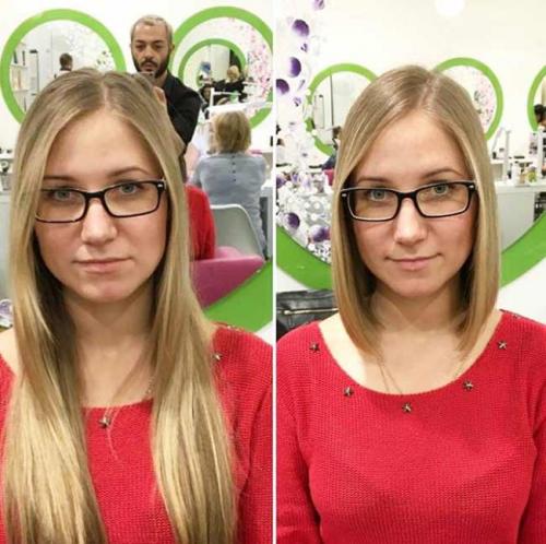 Преображение из длинных волос в короткие. «До и после»: преображения женщин в руках стилиста