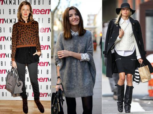 Прозрачный свитер, как носить. Свитер: 8 способов носить его красиво 06 Прозрачный свитер, как носить. Свитер: 8 способов носить его красиво 06