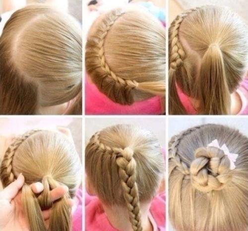 Прически на длинные волосы в домашних условиях для детей. Варианты детских причесок на длинные волосы на разные случаи