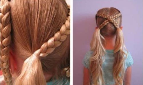 Прически на длинные волосы в домашних условиях для детей. Варианты детских причесок на длинные волосы на разные случаи