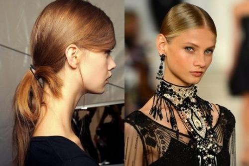 Зализанные прически женские. Гладкие прически, создаем безупречные укладки