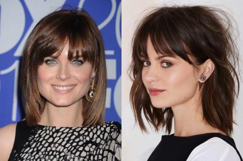 Прямое каре с челкой 2019. Подбор челки для каре