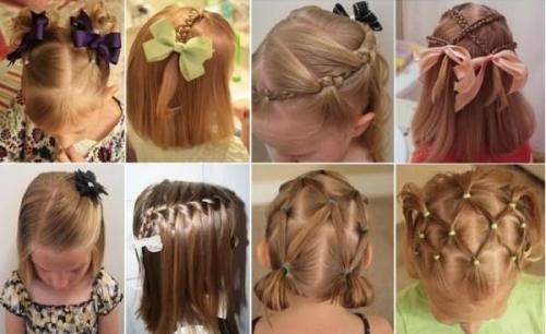 Прически самым маленьким девочкам. Хвостики 09 Прически самым маленьким девочкам. Хвостики 09