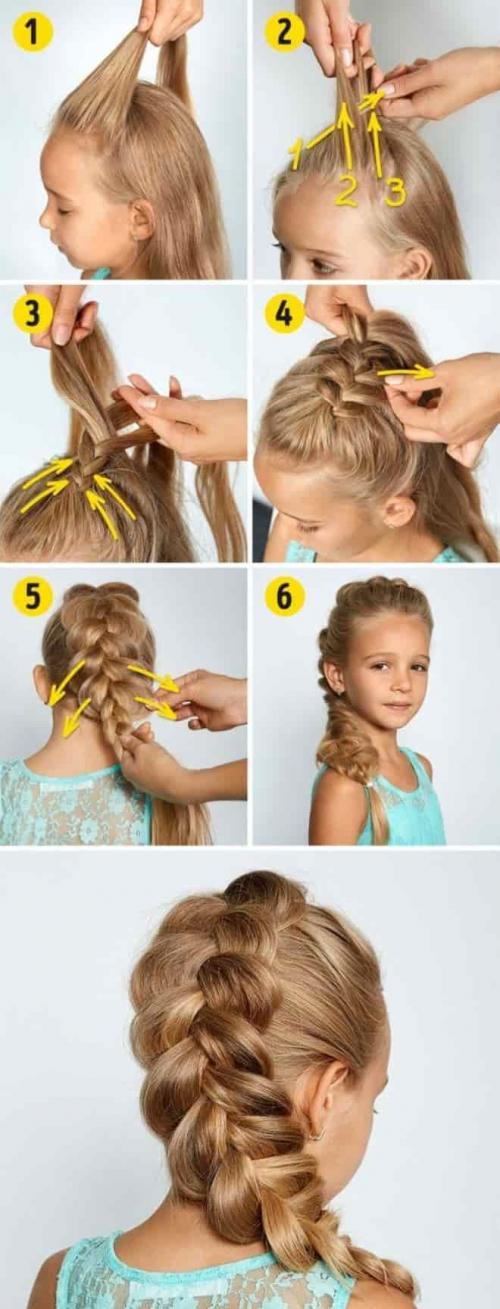 Прически на длинные волосы в домашних условиях для детей. Варианты детских причесок на длинные волосы на разные случаи