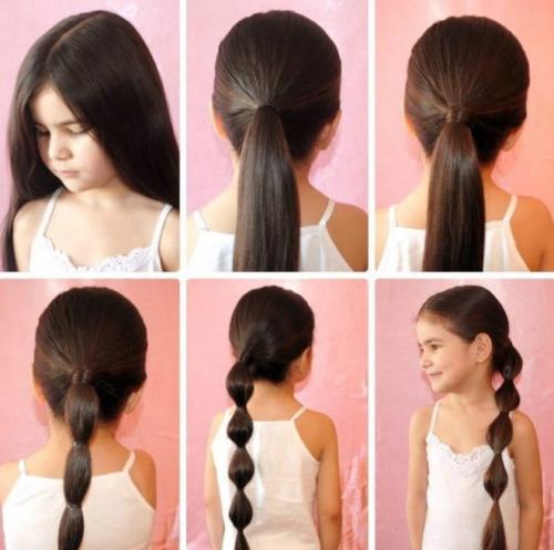Прически на длинные волосы в домашних условиях для детей. Варианты детских причесок на длинные волосы на разные случаи