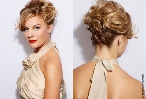 Простые высокие прически на средние волосы. Как сделать высокую прическу на средние волосы?