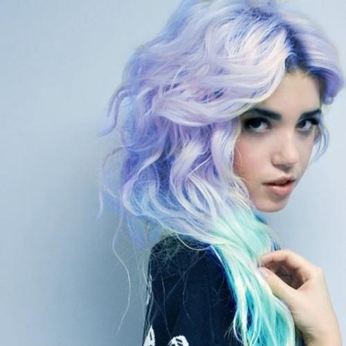 Как покрасить волосы в синий. Выбираем оттенок