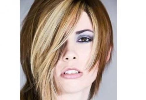 Прически на средние волосы с челкой. Прически с локонами на средние волосы с челкой