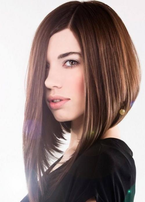 Боб-каре на ножке. Как выглядит стрижка каре на ножке?