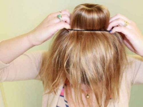 Детские прически с бубликом. Как сделать прическу с бубликом для волос пошагово с фото