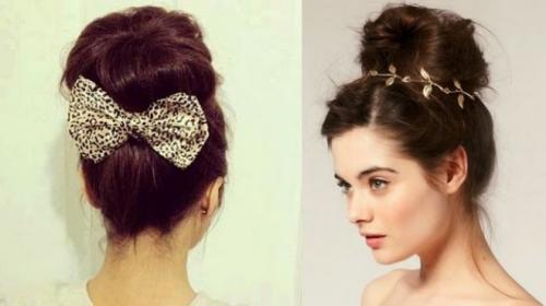 Детские прически с бубликом. Как сделать прическу с бубликом для волос пошагово с фото