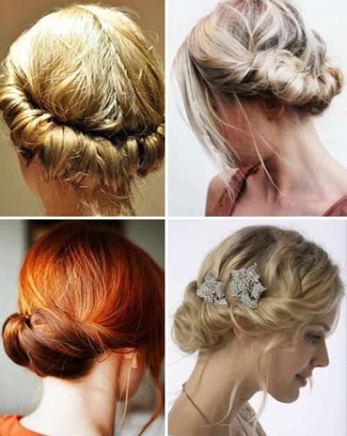 Высокая прическа на средние. Варианты повседневных высоких причёсок на средние волосы