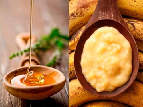 Маска для волос из банана и йогурта. Маски для сухих волос с бананом