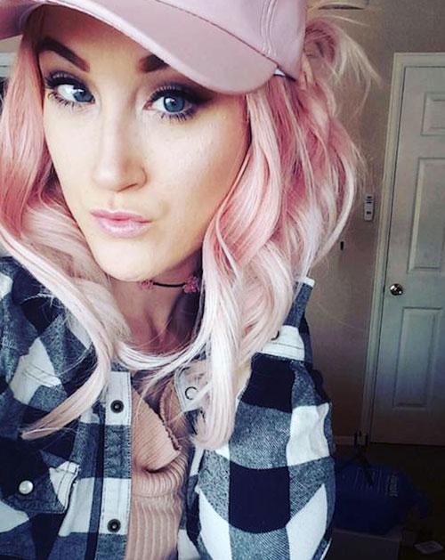 Розовые кончики волос на светлых волосах. Розовые пряди на темных волосах 04 Розовые кончики волос на светлых волосах. Розовые пряди на темных волосах 04