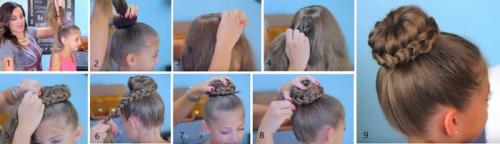 Прическа белочка для девочки. 12 самых простых и быстрых причесок для девочки в садик 33