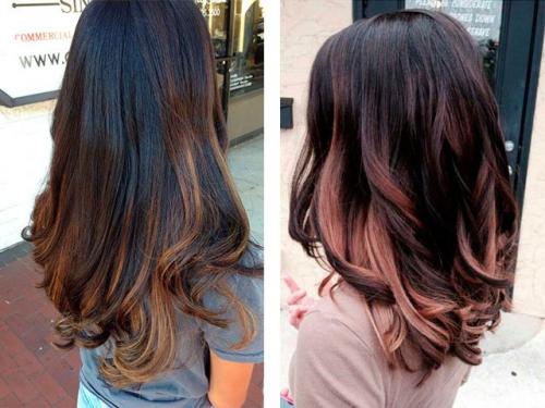 Омбре и балаяж на русые волосы. Окрашивание омбре на разные типы волос 18 Омбре и балаяж на русые волосы. Окрашивание омбре на разные типы волос 18