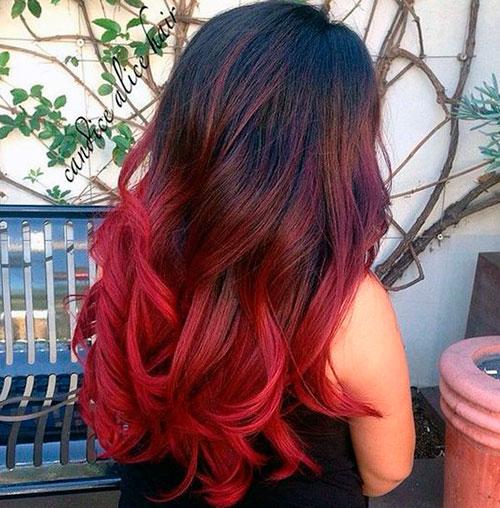 Омбре и балаяж на русые волосы. Окрашивание омбре на разные типы волос 07 Омбре и балаяж на русые волосы. Окрашивание омбре на разные типы волос 07