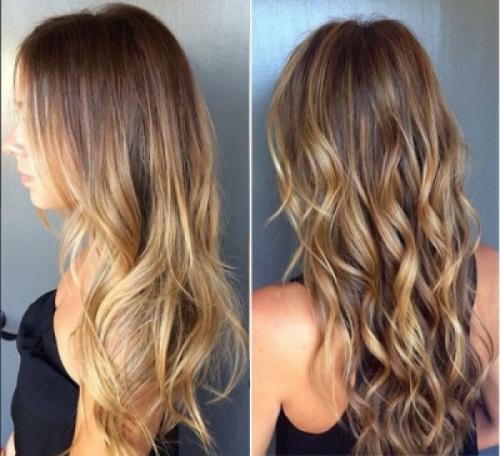 Омбре и балаяж на русые волосы. Окрашивание омбре на разные типы волос 11 Омбре и балаяж на русые волосы. Окрашивание омбре на разные типы волос 11