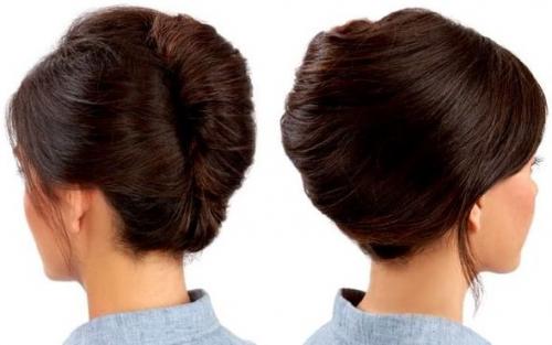 Высокая прическа на средние. Варианты повседневных высоких причёсок на средние волосы