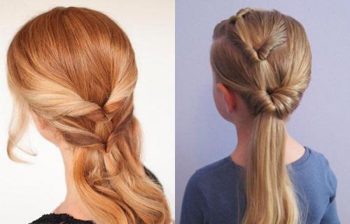 Как сделать небрежный хвост на голове современный. Варианты укладки 03 Как сделать небрежный хвост на голове современный. Варианты укладки 03