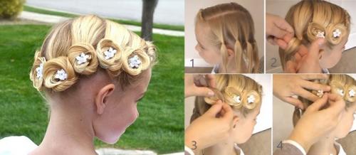 Прическа белочка для девочки. 12 самых простых и быстрых причесок для девочки в садик 36