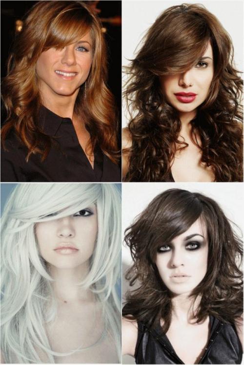 Стрижки на длинные волосы с челкой. Преимущества длинной челки