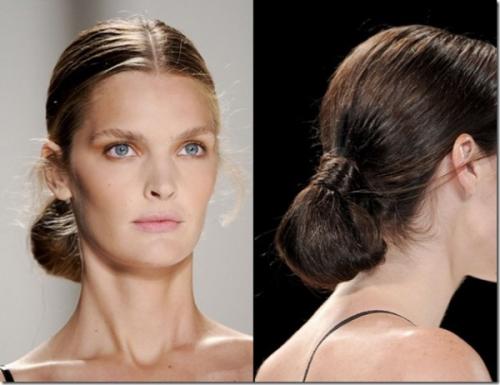 Прическа на средние волосы прямые. Стильные женские прически