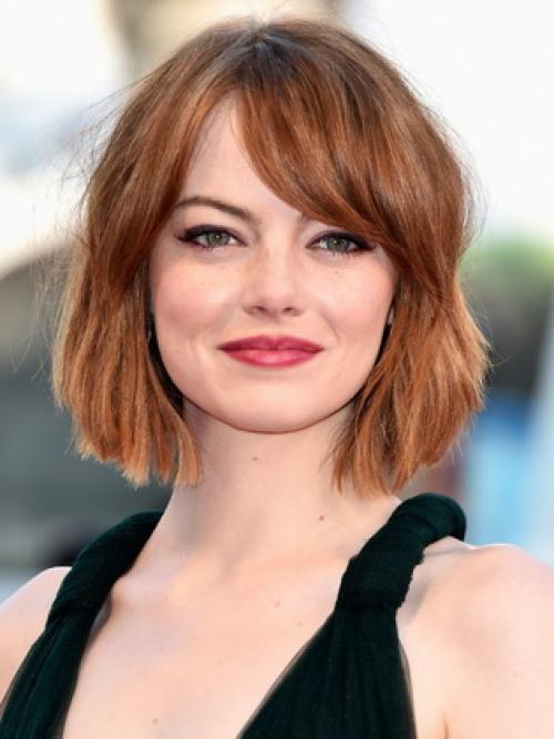 Стрижки на длинные волосы для круглого лица. Стрижки на волосы разной длины для девушек с круглым лицом