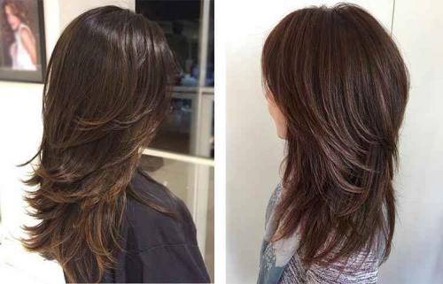 Стрижки на длинные волосы с челкой. Стрижки на длинные волосы каскад с челкой