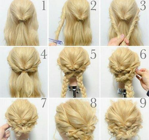 Красивые прически на средние волосы. Красивые причёски для особых случаев