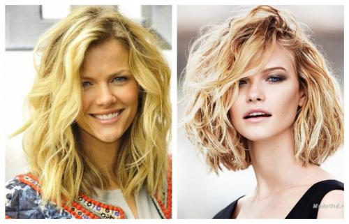 Укладка на прямые волосы средней длины. Укладка волос на средние волосы утюжком