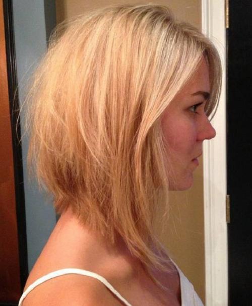 Каре средней длины с челкой. Кому идёт и не подходит стрижка каре на средние волосы? 05