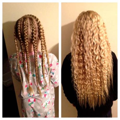 Простая прическа девочке на выпускной. Детская прическа на выпускной с кудрями