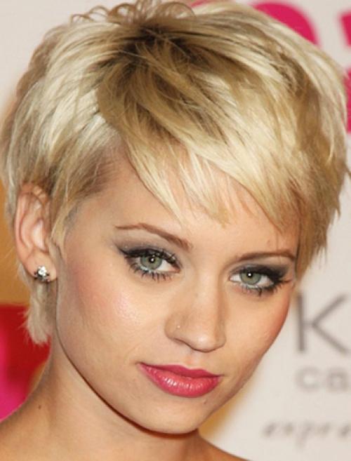 Стрижка с короткой челкой и макушкой. Смелые стрижки с приподнятой объемной макушкой для коротких и средних волос (с фото)