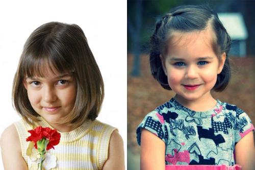 Прически для девочек до года. Красивые стрижки для девочек трех- четырех лет