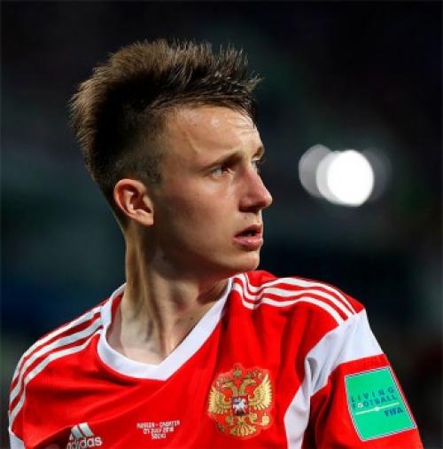 Прически российских футболистов. Прическа Александра Головина 2019