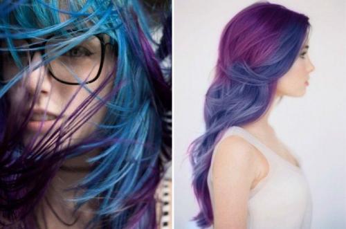 Окрашивание в синий цвет. Как правильно выбрать синий?