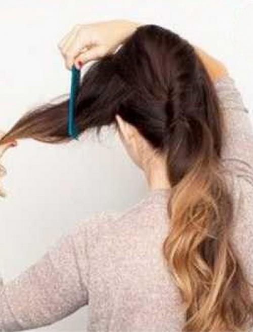 Прическа с прямыми волосами и начесом. Прически с начесом и челкой на собранные волосы (с фото)