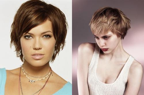 Каскадные стрижки на среднюю длину волос. Каскад на коротких волосах