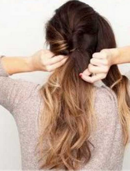 Прическа с прямыми волосами и начесом. Прически с начесом и челкой на собранные волосы (с фото)