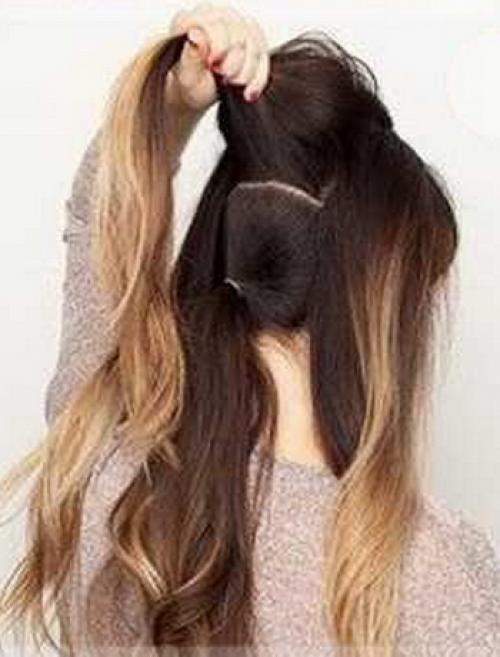 Прическа с прямыми волосами и начесом. Прически с начесом и челкой на собранные волосы (с фото)