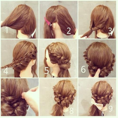 Прическа собранные волосы своими руками. Как красиво собрать длинные волосы
