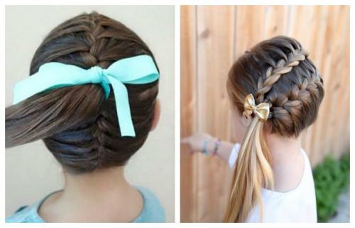 Как красиво заплести девочку в школу. Прически в школу для девочек