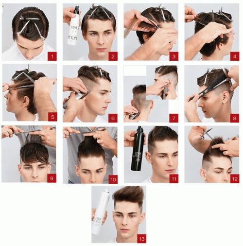 Модные стрижки 2019 с длинной челкой мужские. Модная мужская стрижка undercut на короткие волосы 2019 11