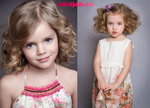 Прическа для 3 лет девочки. Короткие 02