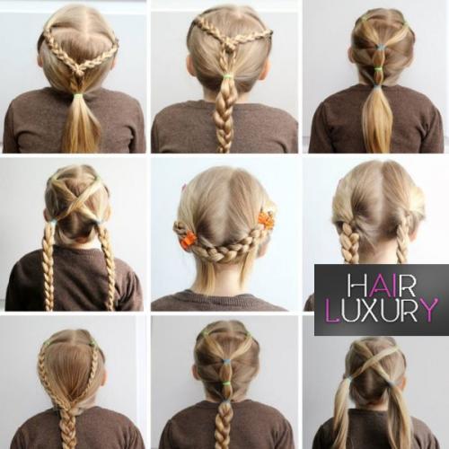 Волосы длинные у маленьких девочек. Волосы средней длины