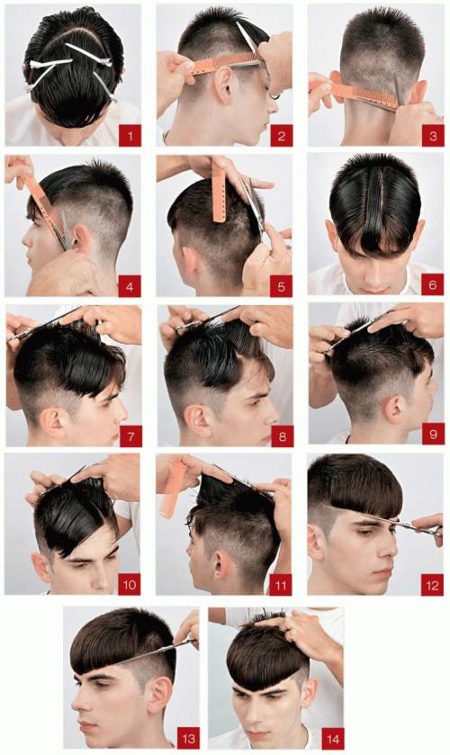 Модные стрижки 2019 с длинной челкой мужские. Модная мужская стрижка undercut на короткие волосы 2019 13