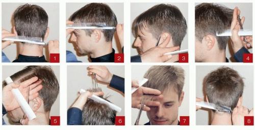 Модные стрижки 2019 с длинной челкой мужские. Модная мужская стрижка undercut на короткие волосы 2019 07