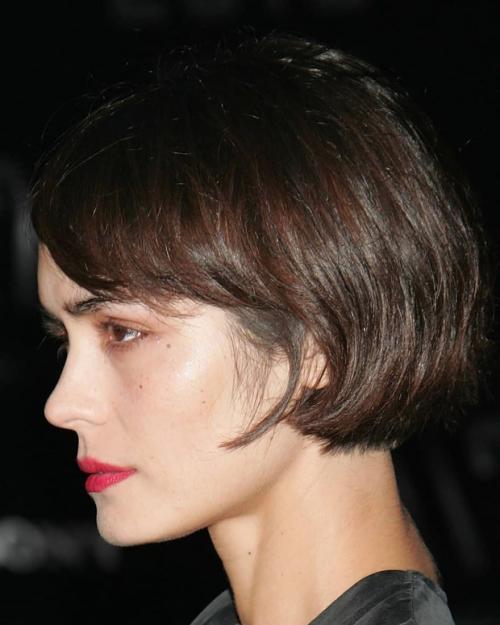 Короткая стрижка темные волосы. Короткие женские стрижки на темные волосы