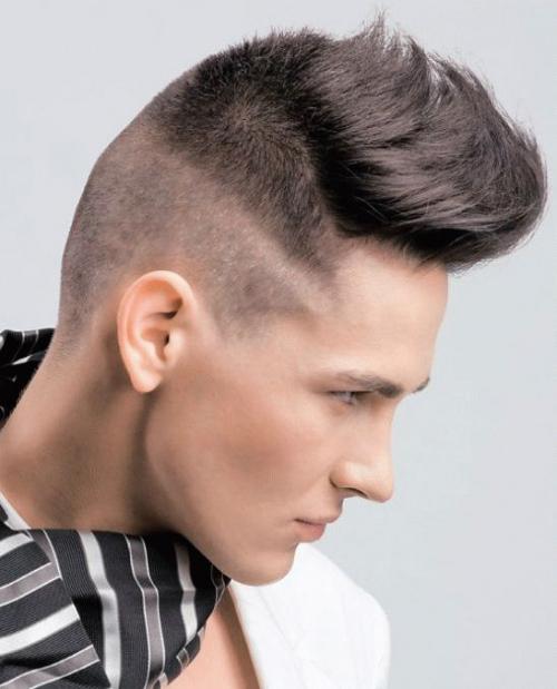 Модные стрижки 2019 с длинной челкой мужские. Модная мужская стрижка undercut на короткие волосы 2019 10